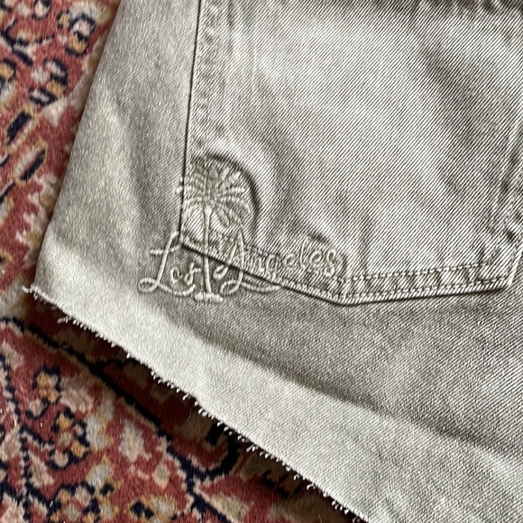 NWT Guess Green Denim Manila Short - Picture 3 of 7